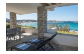 Villa Alie - Casa vacanze sul mare a Villasimius in Sardegna - vista della spiaggia dal patio della villa.