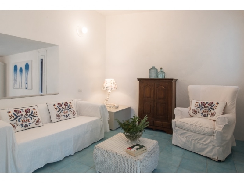 Villa Eunice - Casa vacanze sul mare a Villasimius in Sardegna - soggiorno e angolo relax.