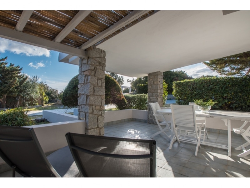 Villa Eulimene - Casa vacanze sul mare a Villasimius in Sardegna - panorama sul mare dal patio esterno.