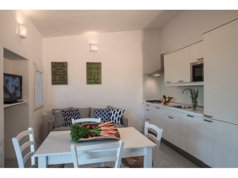 Villa Climene - Casa vacanze sul mare a Villasimius in Sardegna - Sala da pranzo con angolo cottura.