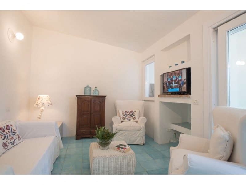 Villa Eunice - Casa vacanze sul mare a Villasimius in Sardegna - salotto luminoso e con finestre panoramiche.